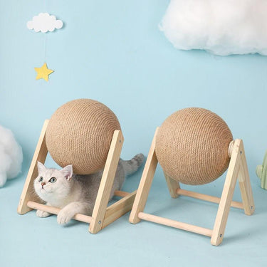 Sasa Sisal Rope Ball Cat Toys KittyNook Cat Company